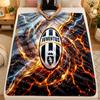 Flanelinis pledas Juventus FC Šiltas minkštas pledas naudojimui patalpoje ant sofos, lovos, svetainėje