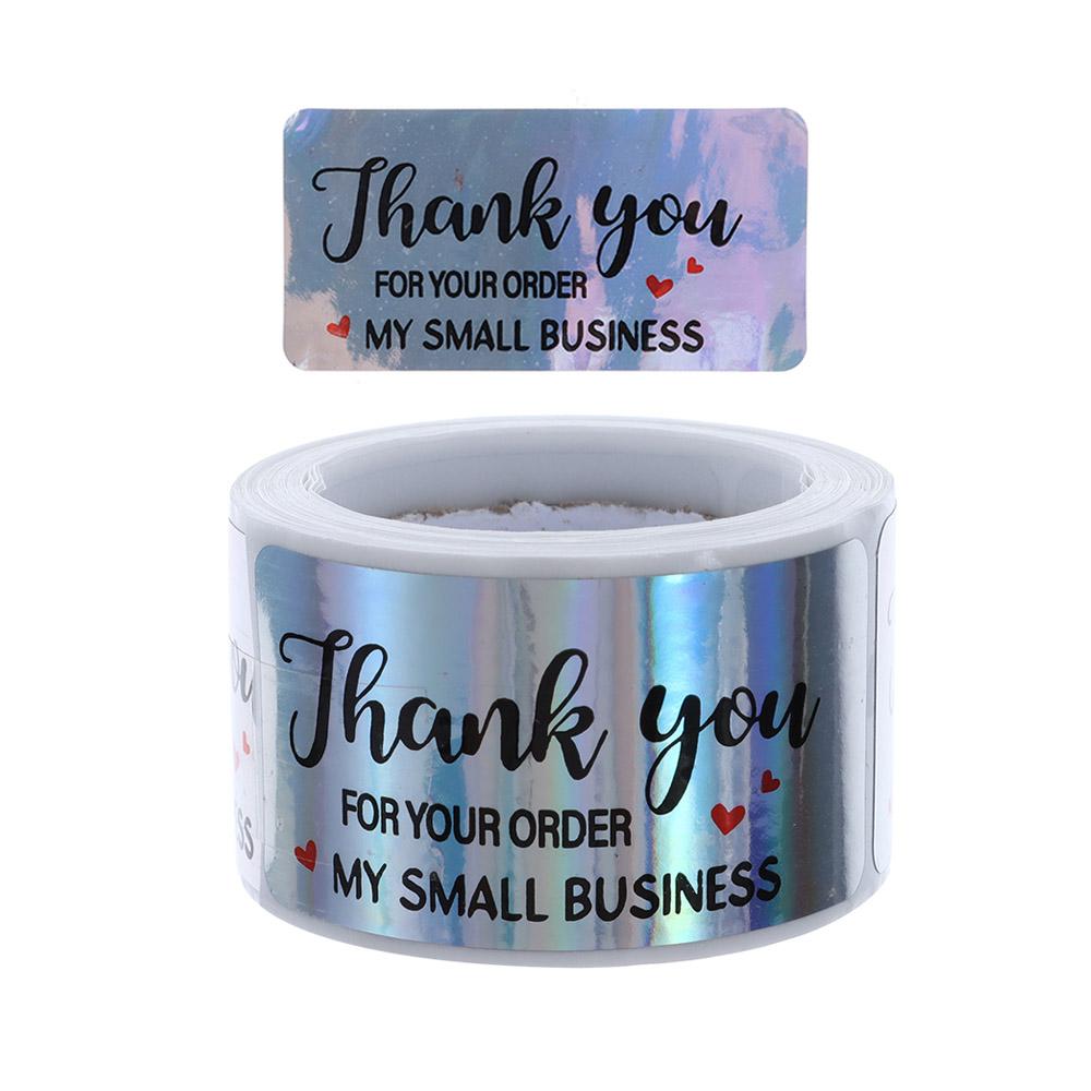 120PCS Thank You For Your Orders Stickers Sealing Labels Small Business Packaging Decals Gifts Wrapping Party Crafts Supplies