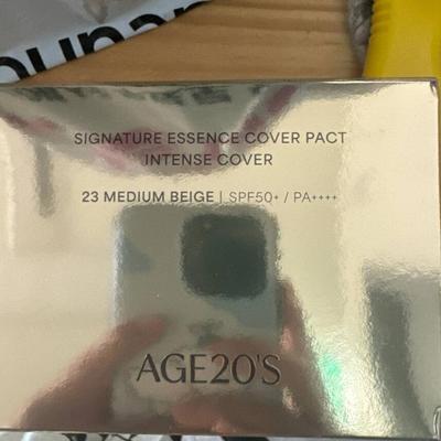 AGE20s Signature Essence Cover Pact Intense Cover +Nachfüllpackung 2 Stück, KBeauty, Koreanische Kosmetik, Probe