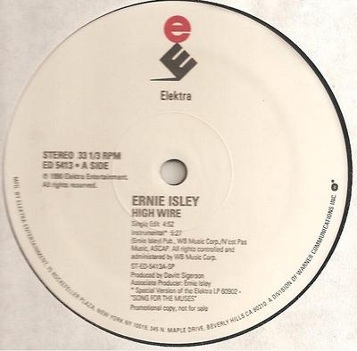 12inch Record ERNIE ISLEY - High Wire ED5413 Elektra 1990 US Soul/Funk Used