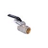 Nickel-plated Ball Valve with Steel Lever Choke (DSt) (NN Version) TR