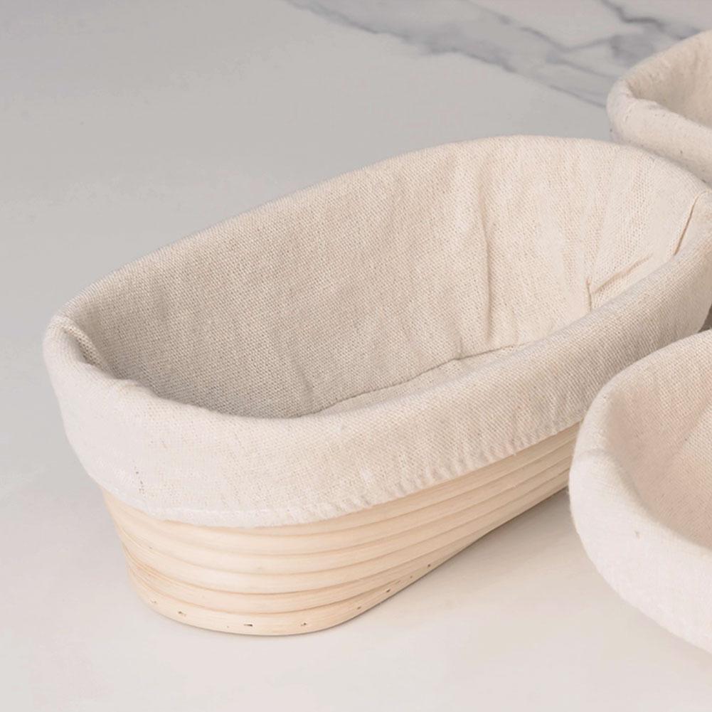 1Pc Round Oval Bread Basket Cloth Liner Reusable Sourdough Proofing Dough Fermentation Cover DIY Baking Tools