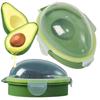 Avocado Storage Container Airtight Seal Fresh Fruit Keeper Avocado Saver Box with Locking Lid for Half Avocado Preservation