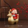 Statue Chinese Feng Shui Sculpture Desktop Ornament Resin Figurine for Office Table Centerpieces