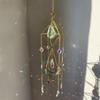Honor of Crysal Rainbow Wind Chime Pendant Geometric Balcony Decoration Wind Chime Crystal Decoration
