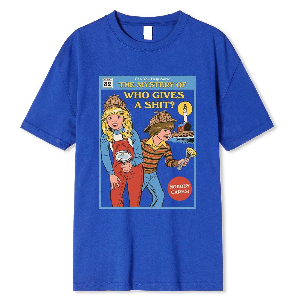 T-shirt Comic Can You Help Solve The Mystery Unisex T Shirt Fashion Casual Street Oversize Tshirt Loose Cotton Tee Clothing