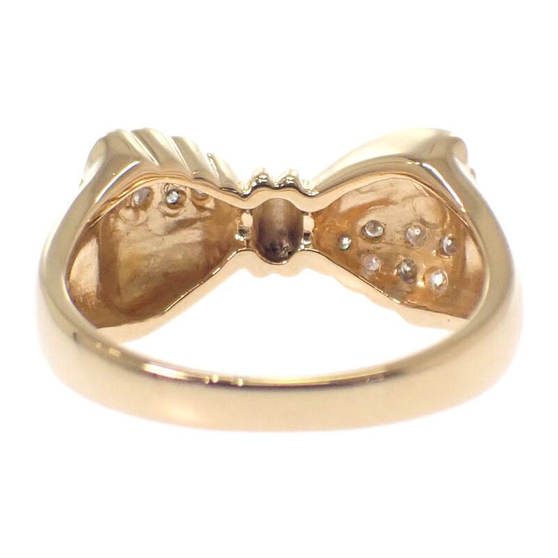 no brand  #12(JP Size) ring K18 yellow gold Women