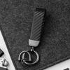 Keychain Pendant, Carbon Fiber Car Key Chain with Anti-Lost D-Ring, Universal Keychain for Men And Women