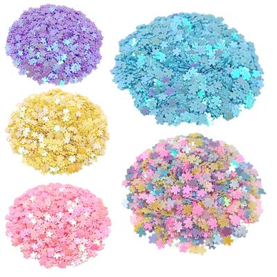 Fashion Approx 5mm 1500Pcs Art Nail Makeup Patch Flower Small Sequins Diy Accessories Decorate For Diy Mobile Phone Case Filling Handmade  Material