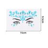 Charm Face Body Crystal Diamond Stickers temporary tattoo Glitter Face Rhinestone Sticker Temporary Stickers sticker 1Sheet Festival Music Party