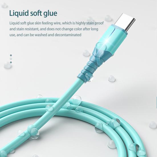 Data Cable Universal Flame Retardant Anti-winding LED Indicator Stable Output Super Fast Charging