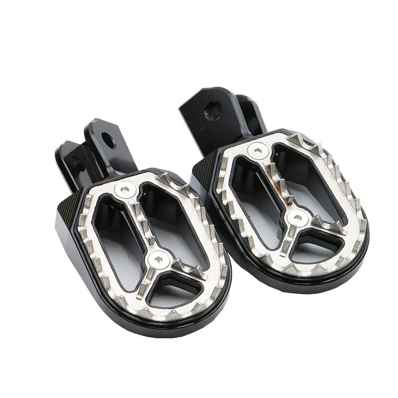 2pcs motorcycle accessories far away from the road motorcycle ATV decoration accessories CNC pedal universal footprint красный