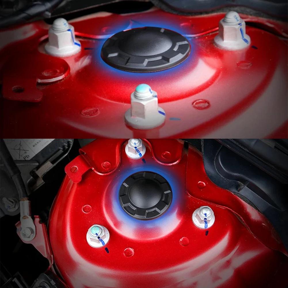 2 szt. Osłona amortyzatora samochodowego Nakładka przeciwpyłowa do Mazda 3 6 CX3 CX5 CX4 CX8 2 szt. ABS Czarna Dekoracja Wnętrza Akcesoria