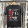 Ministry Burning Inside Koszulka Unisex Czarna Bawełniana