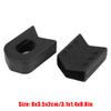 2 Pair Cycling Silicone Crank Cover Protective Case Bicycle Accessory for Road Bikeblack
