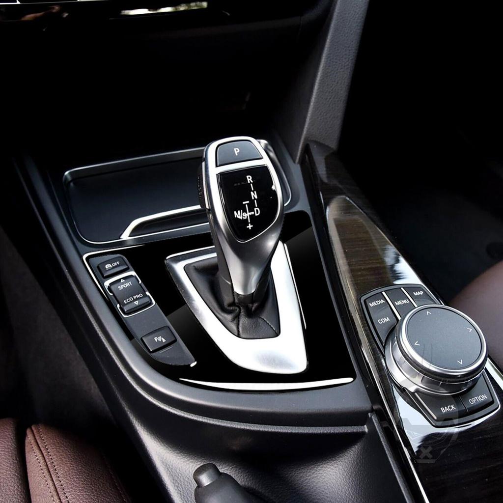 Piano Black Center Cosole Gear Shift Panel Cover For BMW 3 Series F30 F34 13-17