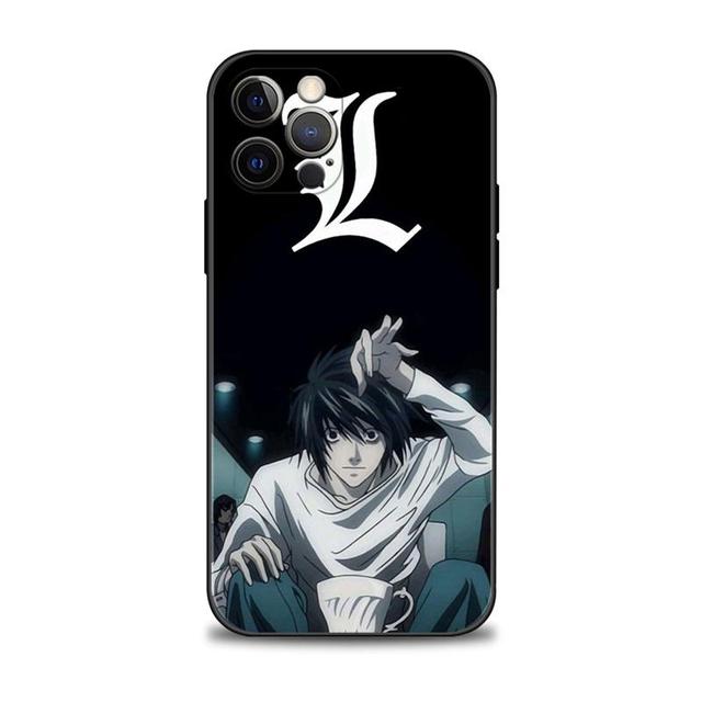Phone Shell For Apple Iphone 14 13 12 11 Pro Max 13 12 Mini Xs Max Xr X 7 8 6 6s Plus Case Anime Death Note L Light