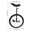 20 Inch Wheel Outdoor Unicycle Stable Unicycle Space-Saving Outdoor Unicycle For Men And Women