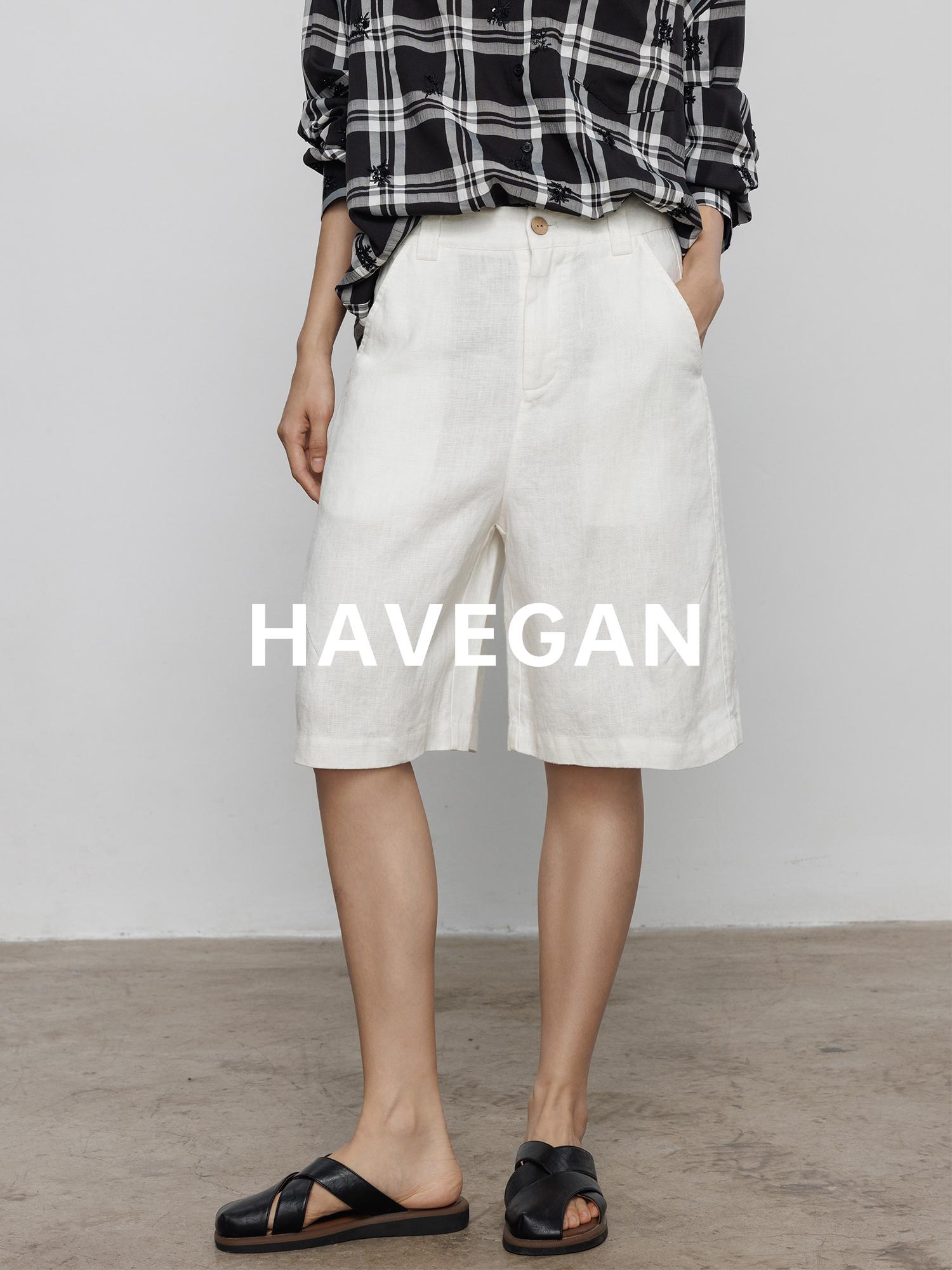 Women s 2026 Summer Linen Casual Five-Point Pants: Versatile, Relaxed Fit XL грязно-белый