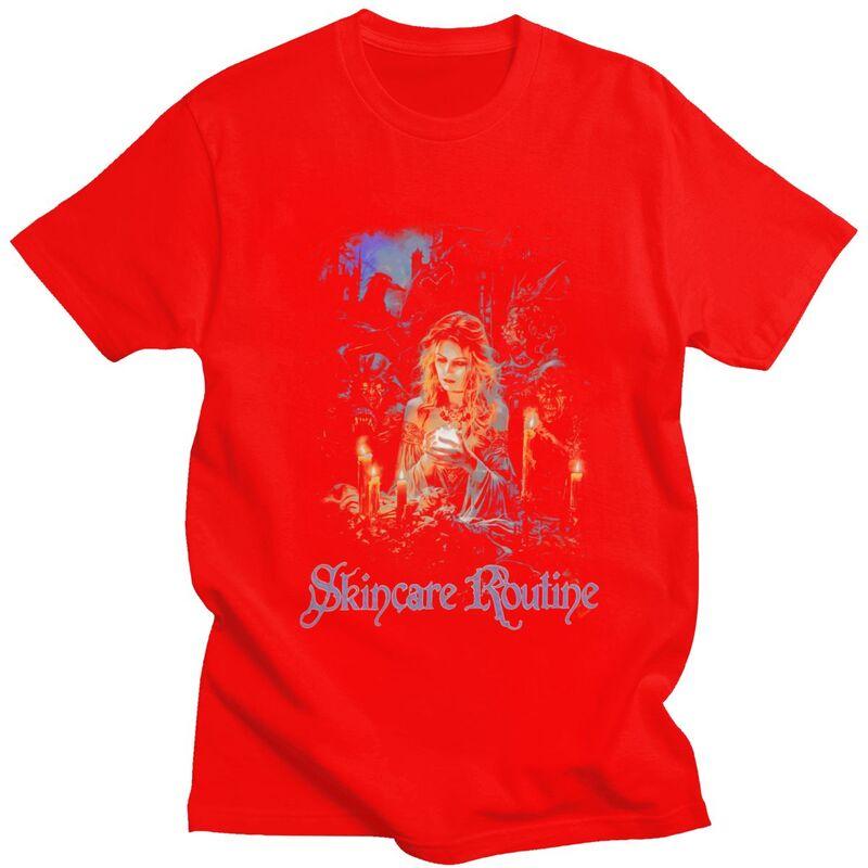 

Skincare Routine Sorceress T Shirts Pure Cotton Tee Tops Streetwear O Neck Sarcastic Quote Tshirts Fashion ShortSleeve Clothing S