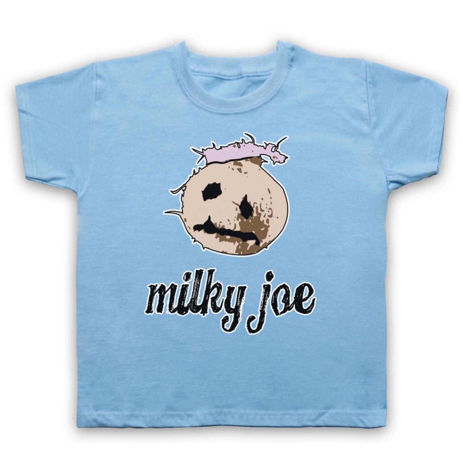 КОКОСОВОЕ МОЛОЧКО ДЖО НЕОФИЦИАЛЬНЫЙ THE MIGHTY BOOSH КОМЕДИЙНЫЙ ТЕЛЕВИЗИОННЫЙ ДЕТСКИЙ ДЕТСКИЙ Мальчики Малыш Дети Футболка 100