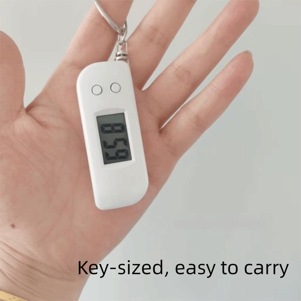 Portable Digital Electronic Clock LED Display Digital Pocket Clock  Backpack Accessory