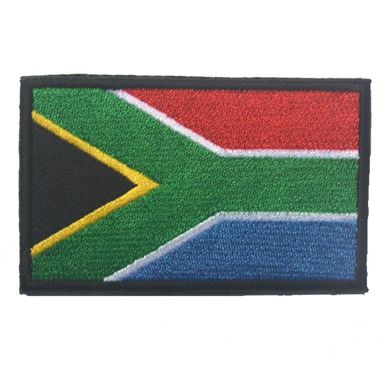 Toppa Toppa Bracciale Bandiera Nazioni Africane a Velcro (Sudafrica, Egitto, Kenya, Congo, Nigeria, Angola)