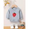 European sizes Unique And Stylish Print Pattern, Comfortable And Easy Lightweight Sweatshirt for Baby Kids with a Versatile Round Neck