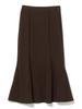 Back Slit Mermaid Skirt for Brown 1 [Ray Beams] Women,