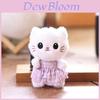 Plush Cat Keychain Toy With Cotton Filling For Kids And Collectors