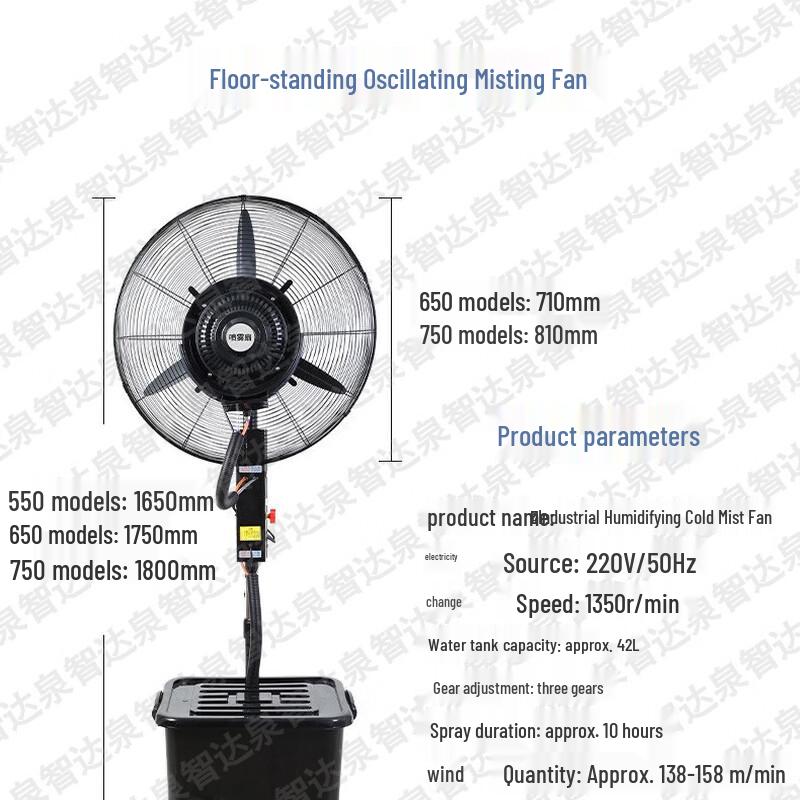 Quanzhida Industrial Misting Fan