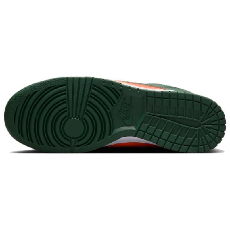 Nike Dunk Low 'Miami Hurricanes' Skate Shoes Sneakers DD1391-300