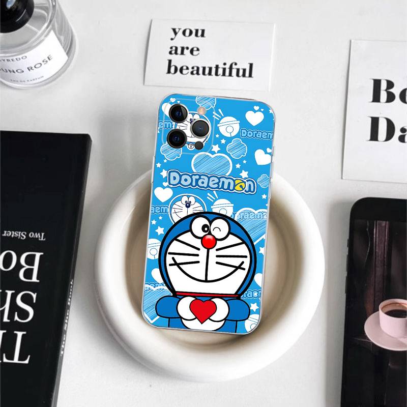 Cartoon D-Doraemons Fit For IPhone 16 15 Promax Phone Case IPhone 14 11 12 High End 13 Pro Silicone