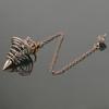 Metal Pendulum Pendulos Radiestesia Pendulums for Dowsing Divination Spiral Cone Antique Gold Color Silver Color Reiki Jewelry