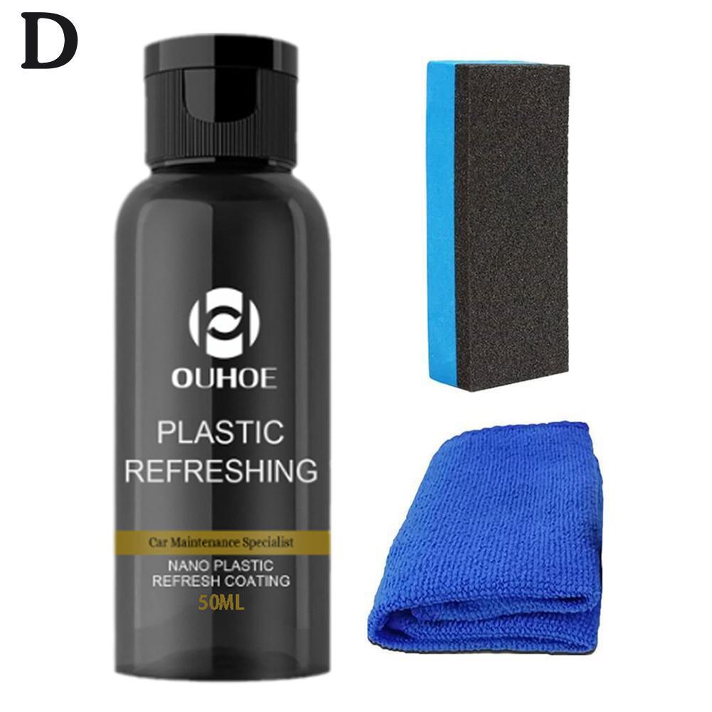 

30/50 мл автомобильный пластиковый кожаный компонент для ремонта, средство для восстановления автомобильной внутренней панели, полотенце, губка для чистки инструментов