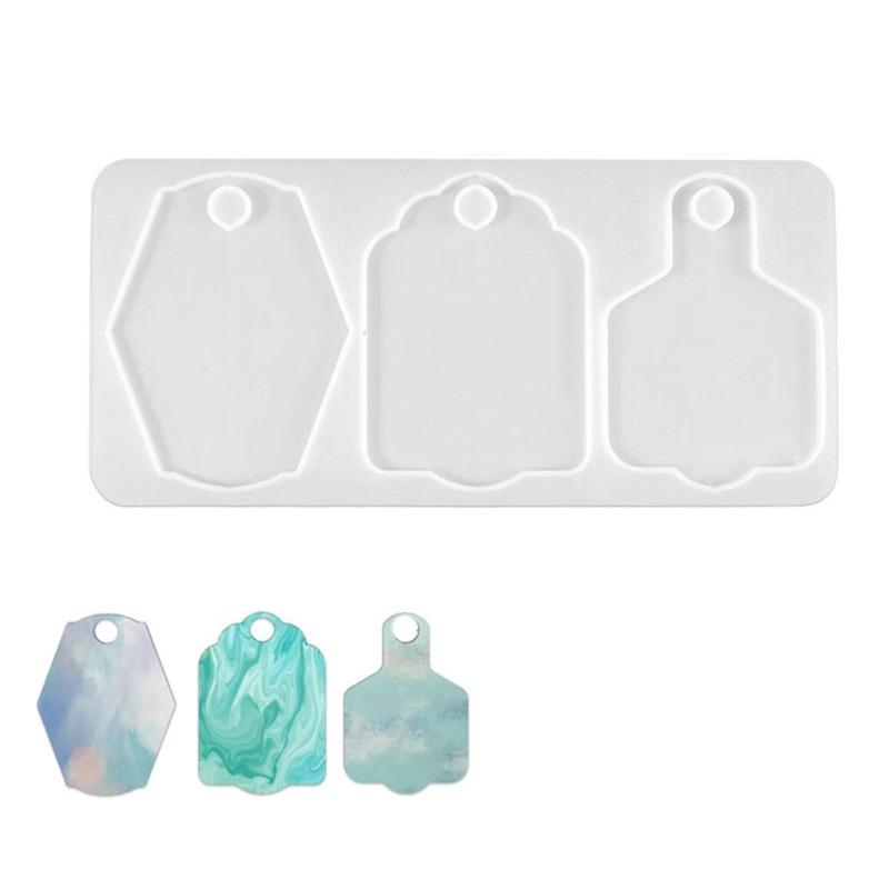 DIY Name Plate Resin Molds for Cup Lid 3 Cavities Nameplate Silicone Molds Epoxy Casting Personalized Custom Name Mould