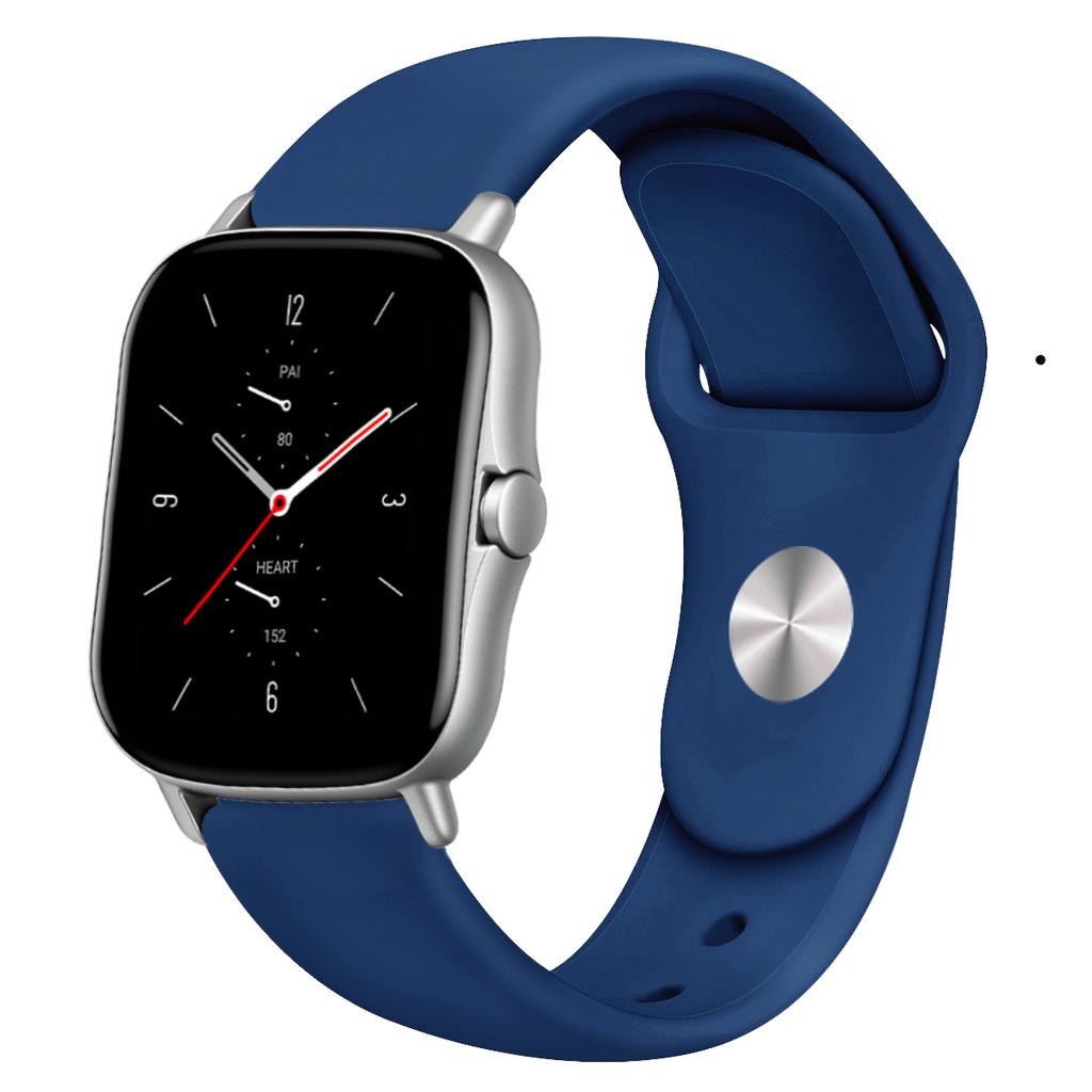 20mm/22mm Klockarmband För Amazfit GTS 4/3/2/2e/Mini/GTR 42mm/GTR 4/3 Pro Silikonarmband Amazfit helio/balance 2 bip 5 6 band