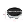 LRQ2   4pcs 56/60mm Car Styling Wheel Center Hub Caps Stickers Badg For Mercedes Benz GLE GLC A B C E Class W176 W246 W205 W213 AMG