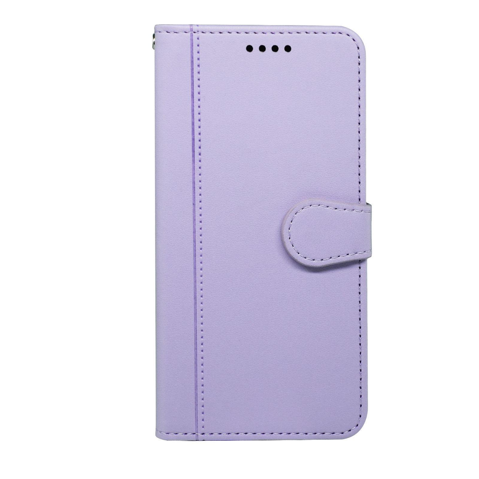 

Redmi Turbo 5 Max Faux Leather Texture Small Buckle Photo Frame Phone Case Redmi Turbo 5 / Poco X8 Pro фиолетовый