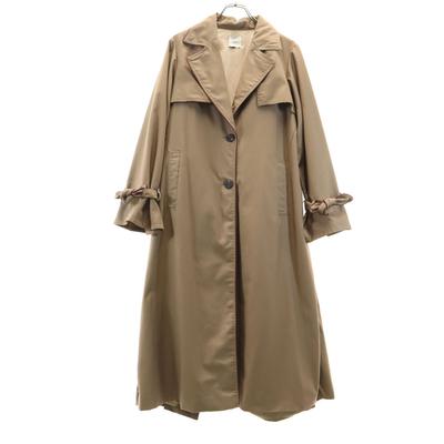 AMERI AFKLÆDT Plisseret Lang trenchcoat Brun Kvinder Brugt