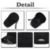 Cap Logo Charm Ring Hat Sports Running Outdoor Men Women CA579 [White Fang] (Black)