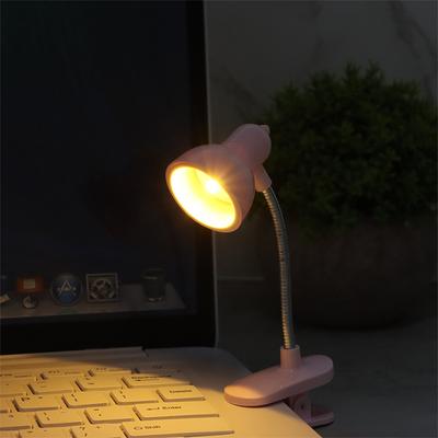 1 szt. Mini lampka LED z klipsem do czytania Lampki nocne Czytaj przy łóżku Do sypialni Gabinet Konstrukcja z klipsem Dom Przenośna lampka z klipsem do książki