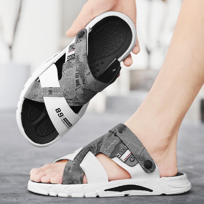 Módní pantofle pro domov Pánské Vnitřní Venkovní Řízení Pánské Ležérní Sandály Pláž Odolné proti opotřebení Trendy Univerzální Pánská Obuv Populární Model