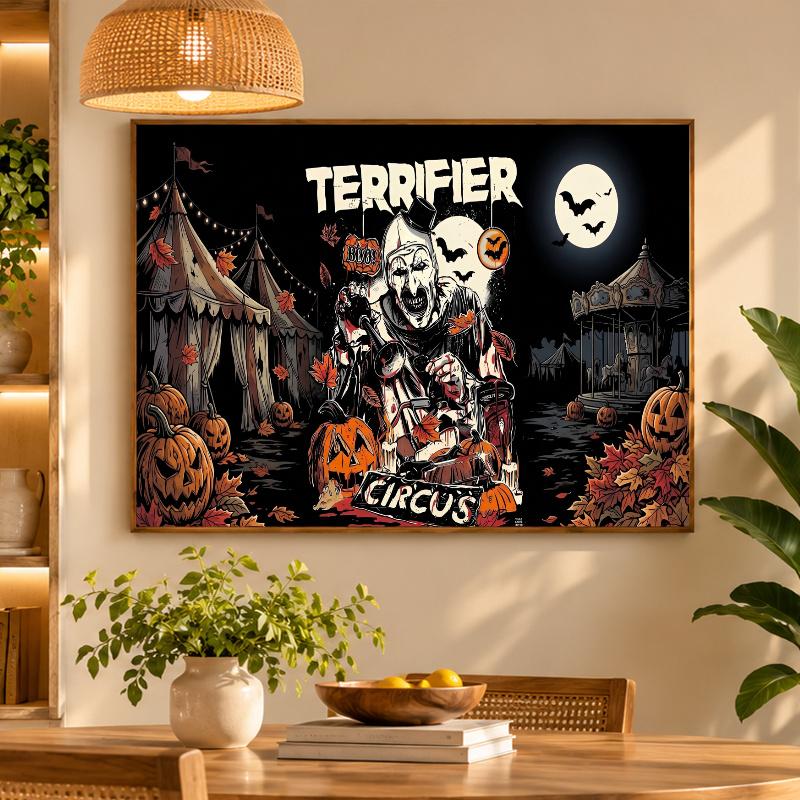 5D Diamond Painting Terrifier Art the Clown DIY Full Drill Diamond Art Kit Home Decoration