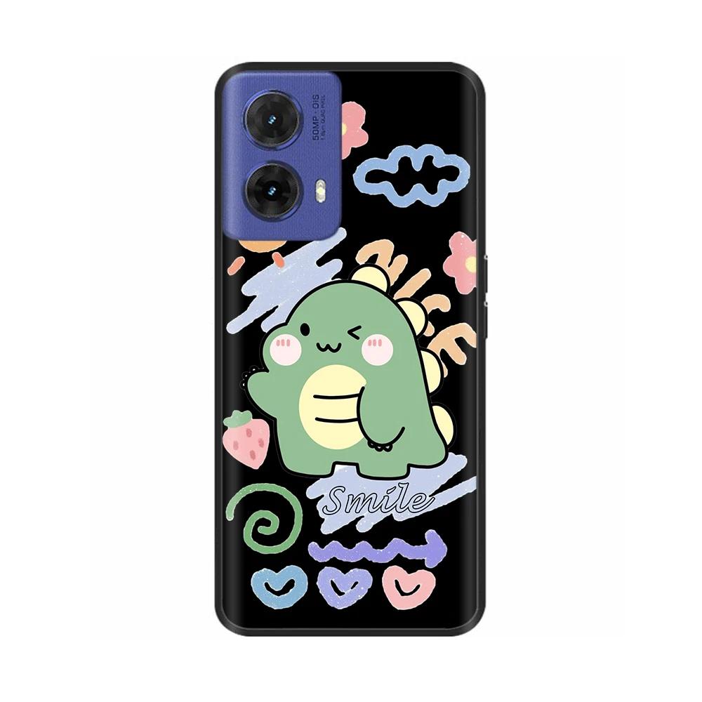 For Motorola Moto G85 Case Butterfly Soft Matte Silicone Back Cover For Moto G85 5G Cases MOTOG85 G 85 5G Funda Full Phone Coque