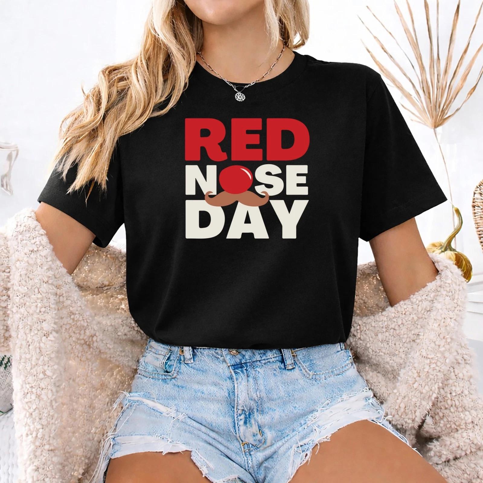 Red nose day 2026 T-shirt, Kids comic Relief Funny Shirt , Beard Nose S