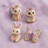Animal Beadwork Kit 1 Set 3D Beaded DIY Kit, Beading Art Crafts with Handmade Instructions, Insect Bird Fairy for Kids Adults Beginners Decoration