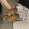 Fashion Ladies Shoes 2025 New Split Toe Ballet Flats Fashion Butterfly-knot Concise Low Heels Flat Shoes Casual Slip On Flats Zapatilas