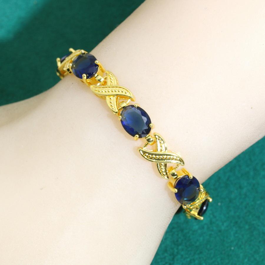 Hot Fashion High Quality Zircon Lady Bracelet Set Accessories