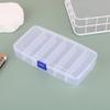 5/6-grid Portable Plastic Hair Clips Jewelry Storage Box Accessories Organizer Household Travel Supplies With Dust Proof